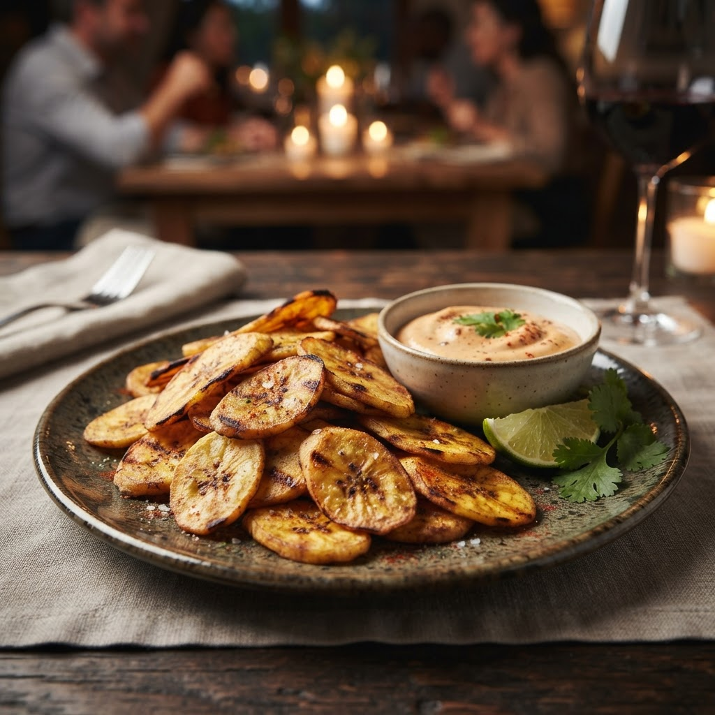 Grilled Plantain Chips