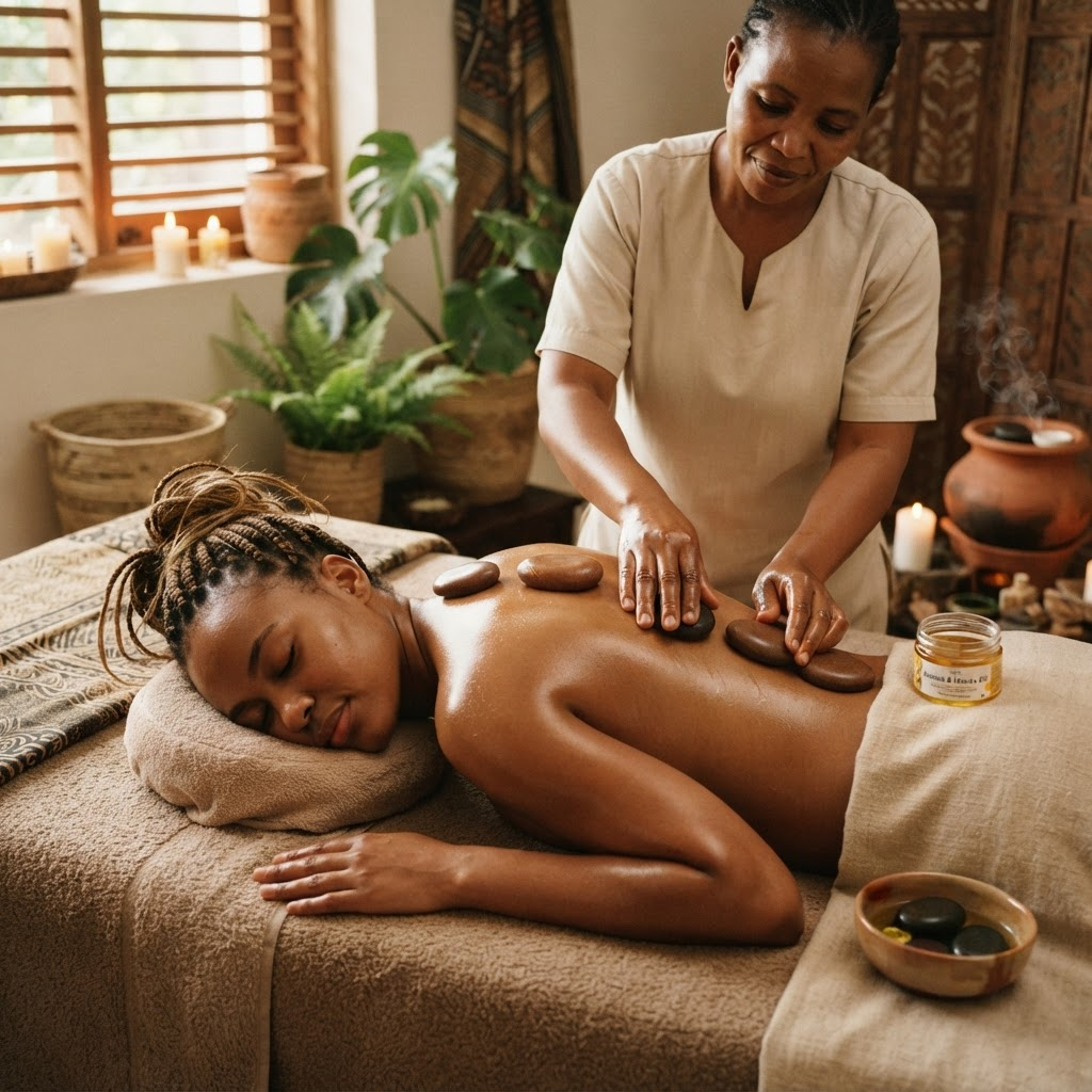 African Hot Stone Massage